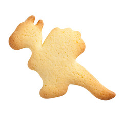 Homemade Biscuit. Dragon shape.