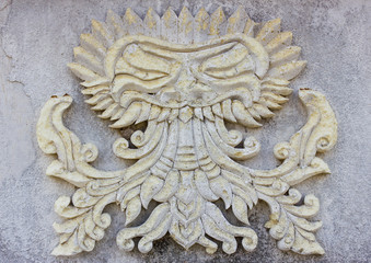 The giant Thai architecture.