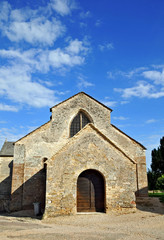 Fototapeta na wymiar Sennecey le Grand, Borgogna, chiesa di Saint Julien