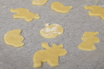 Backblech voller Plätzchen