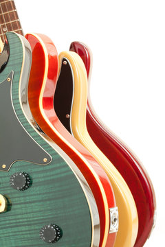 Four Electric Guitars