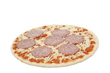 pizza with salami