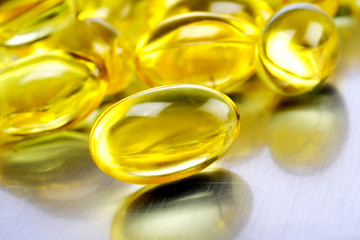 Cod liver oil capsules