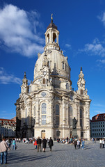 Fototapeta na wymiar Frauenkirche w Dre¼nie, Niemcy