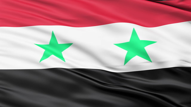 Waving Flag Of Syria