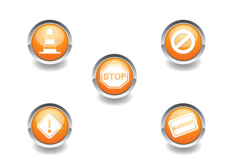 Obraz premium web icons-traffic signs