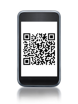 Smartphone et code QR
