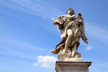 Fototapeta premium Angel statue in Rome, Italy