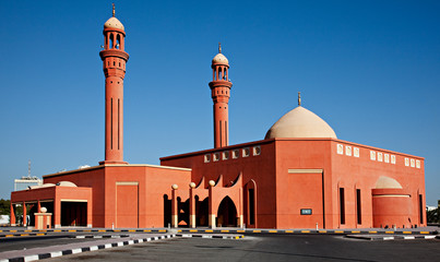 Modern Building of a Mosque in Kuwait