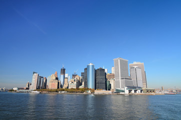 Fototapeta na wymiar New York, Lower Manhattan skyline