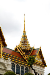 Fototapeta premium Detail of Grand Palace in Bangkok, Thailand