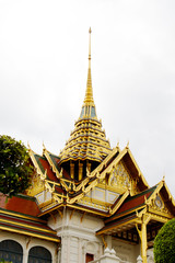 Fototapeta premium Detail of Grand Palace in Bangkok, Thailand