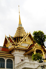 Fototapeta premium Detail of Grand Palace in Bangkok, Thailand