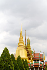 Naklejka premium Wat phra kaew, Grand palace, Bangkok, Thailand