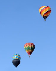 Fototapeta premium Colorful hot air balloons