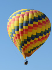 Naklejka premium Colorful hot air balloon