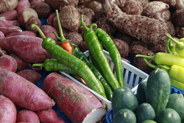 market vegetables