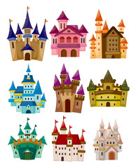 cartoon Fairy tale castle icon - 37134872