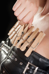 Fetish clothespins