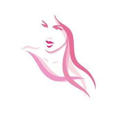 Pink woman