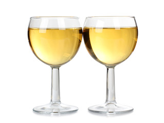 Two wine of glasses