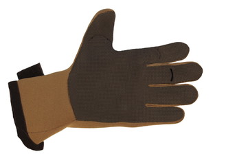 neoprene divers glove isolated on white background