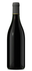 bouteille bourguignone face