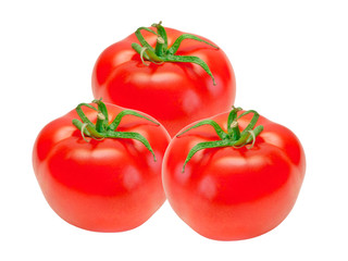 Tomato isolated on white background