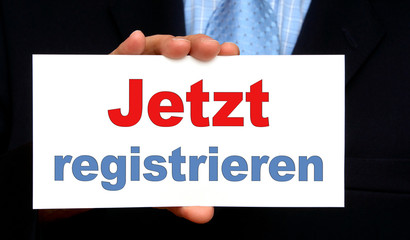 Jetzt registrieren