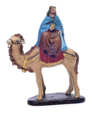 Melchior Magi riding a camel
