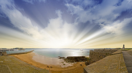 Entrée du port de Saint Malo