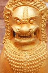 Temple statue, Thailand.