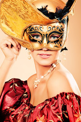 lady in mask