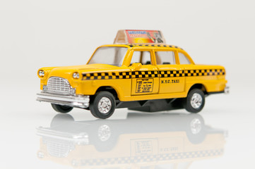 Jouet Checker Taxi jaune new yorkais
