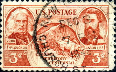 Oregon Territory Centennial. US Postage.