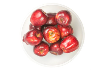 many red fresh apples