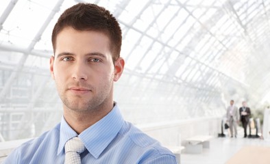 Portrait of handsome businessman