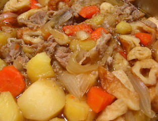 野菜と肉の煮物