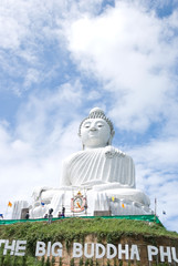 Fototapeta premium White Buddha