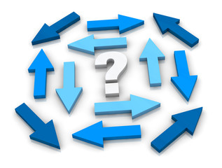 arrows in different directions