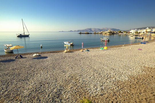 Zapomniana osada rybacka Charaki w Grecji na Rodos