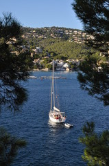 Boot bei Port d'Andratx, Mallorca