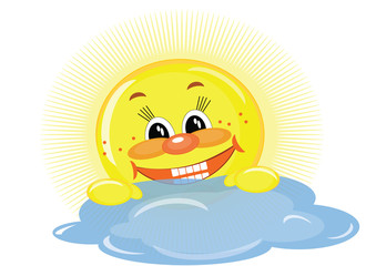 Cute sun