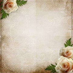 vintage beautiful wedding background
