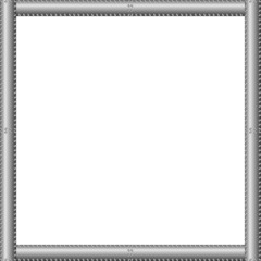 Fototapeta premium Metal background with rivets