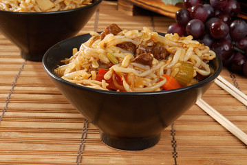 Beef chow mein