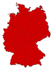 Map of Germany