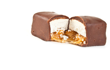 cut chocolate candies