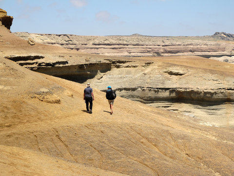 Wandern in der Wüste - desert hiking