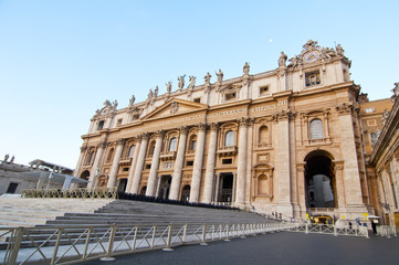 Fototapeta na wymiar Bazylika Świętego Piotra w Watykanie, Rzym